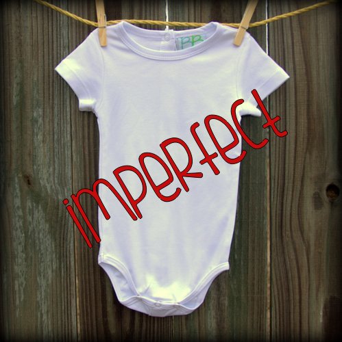 IMPERFECT Blank Unisex Short Sleeve Infant Bodysuit